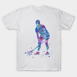 Lacrosse Player Girl T-Shirt